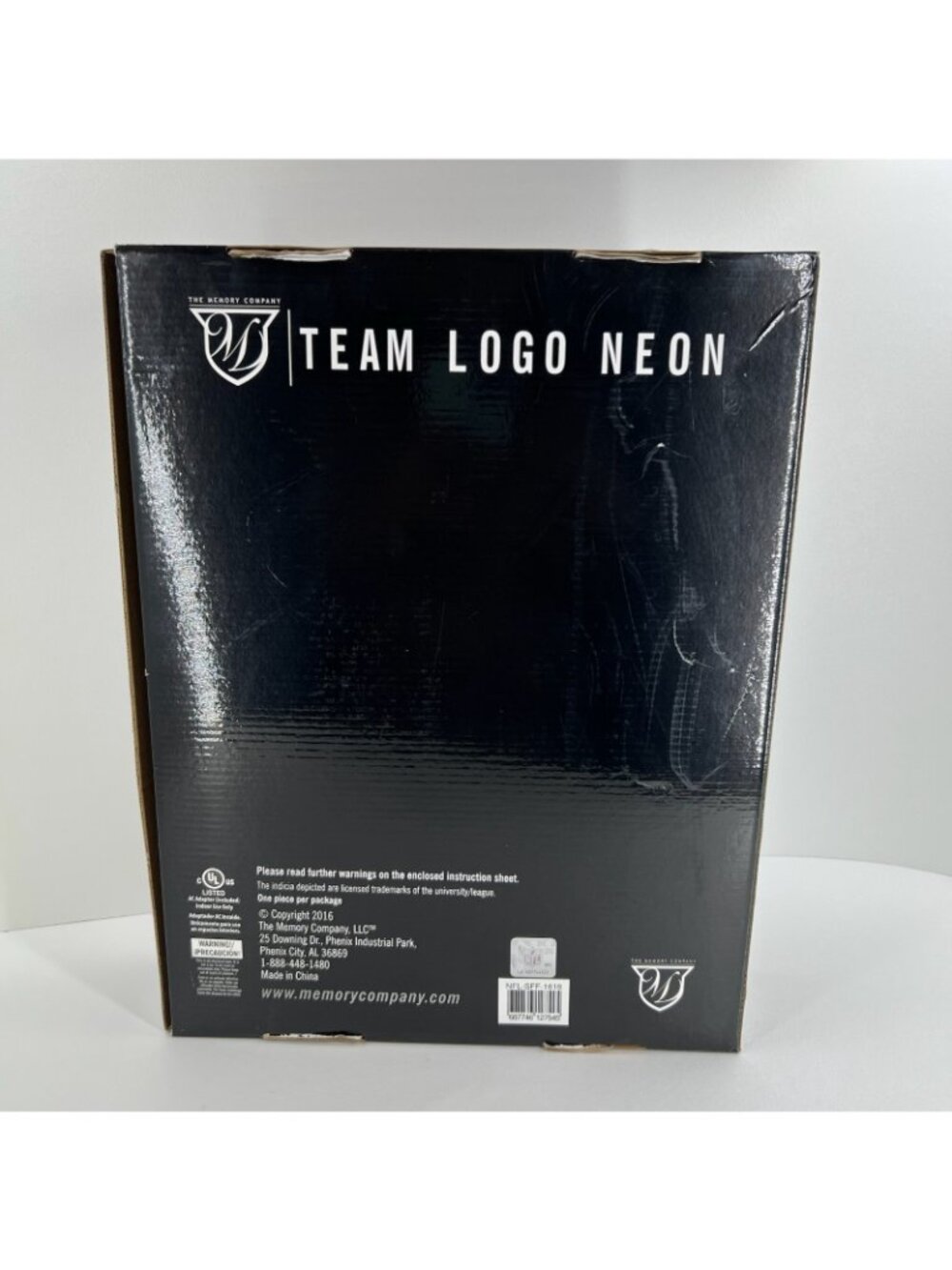 The Memory Company NFL San Francisco 49ers Glass Neon Team Logo Desk Lamp Boxed - Picture 12 of 13